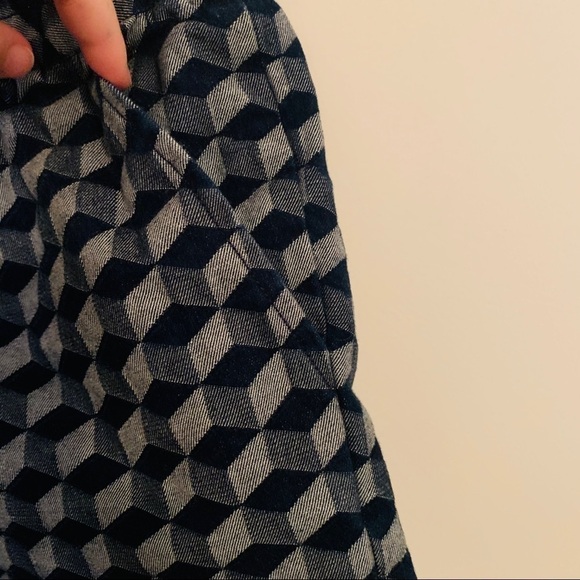 J.Crew Outlet Geometric Elastic Waist Shorts 2 - Picture 7 of 8